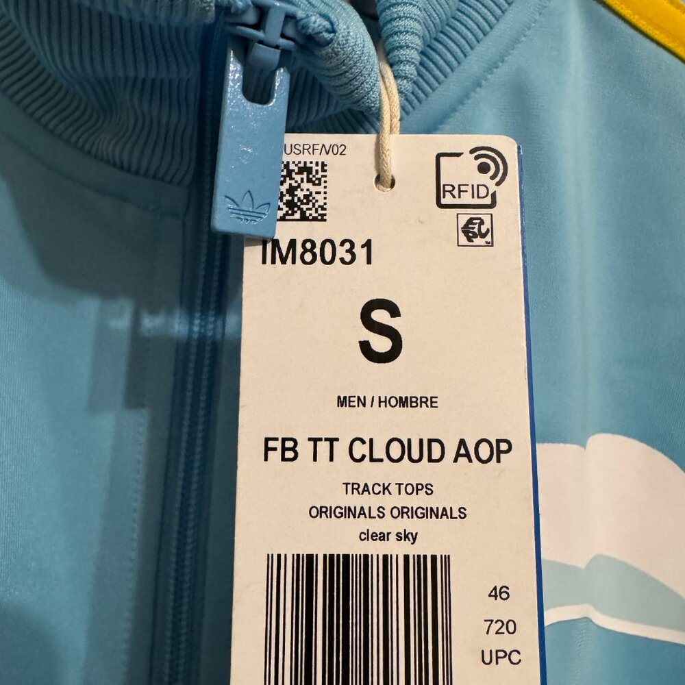 Adidas x Simpsons Firebird Cloud Original Track Jacket Men's Size S IM8031 NEW - Picture 9 of 9